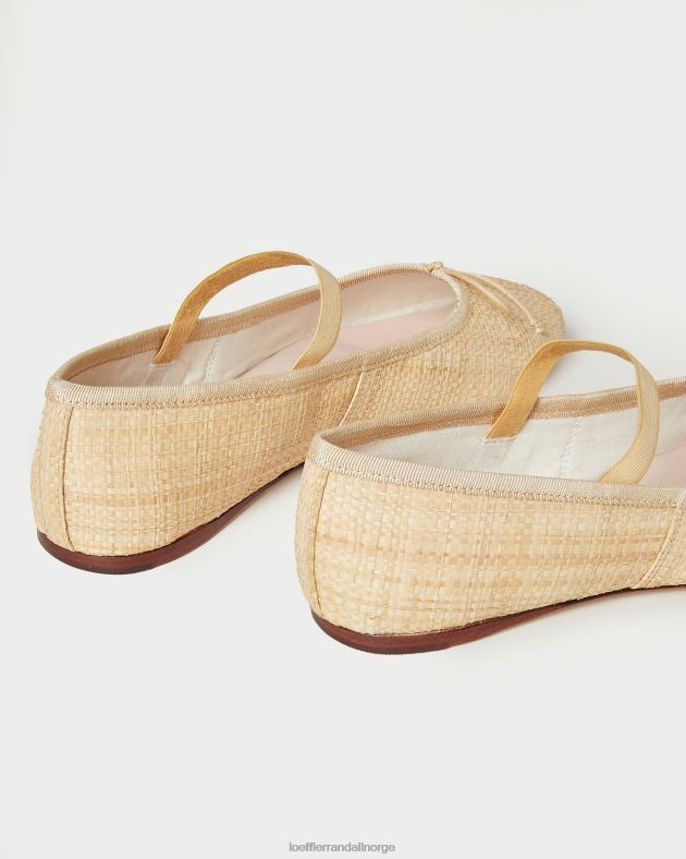 Loeffler Randall sko kvinner leonie ballett flat FT8D302 naturlig