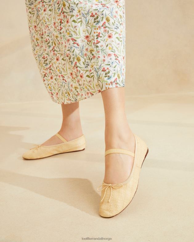 Loeffler Randall sko kvinner leonie ballett flat FT8D302 naturlig
