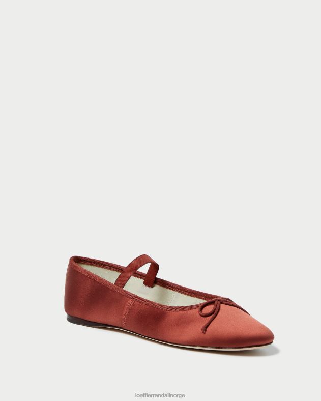 Loeffler Randall sko kvinner leonie ballett flat FT8D310 terrakotta