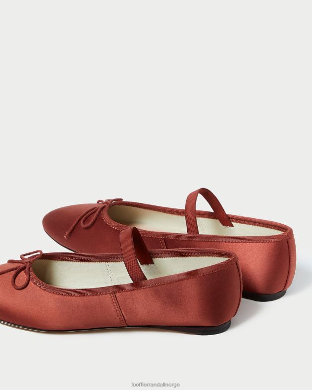 Loeffler Randall sko kvinner leonie ballett flat FT8D310 terrakotta