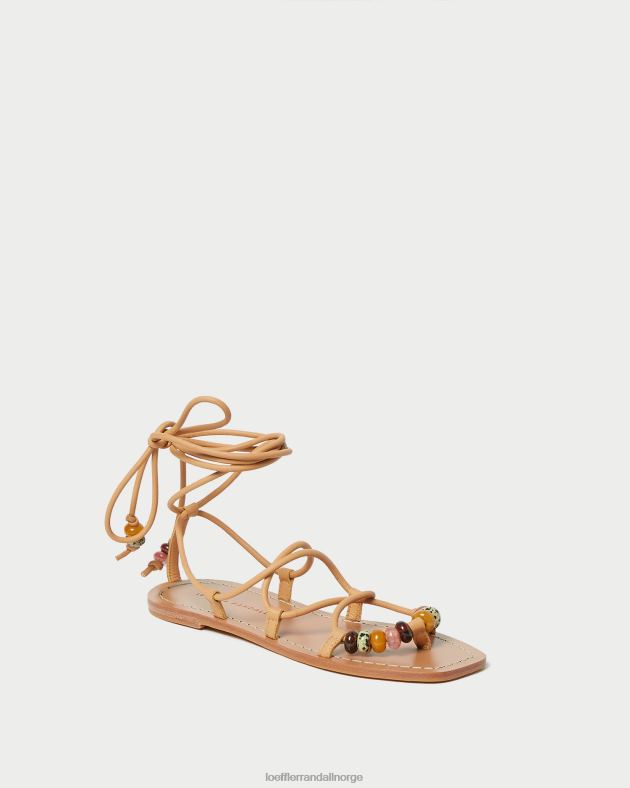 Loeffler Randall sko kvinner Colleen knute sandal med snøring FT8D135 honning