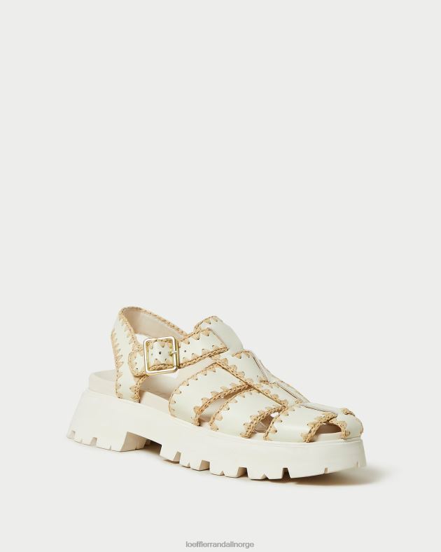 Loeffler Randall sko kvinner Talia bursandaler FT8D112 krem/naturlig