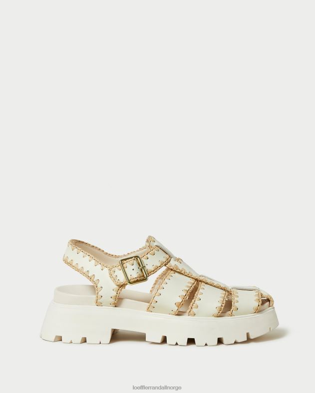 Loeffler Randall sko kvinner Talia bursandaler FT8D112 krem/naturlig