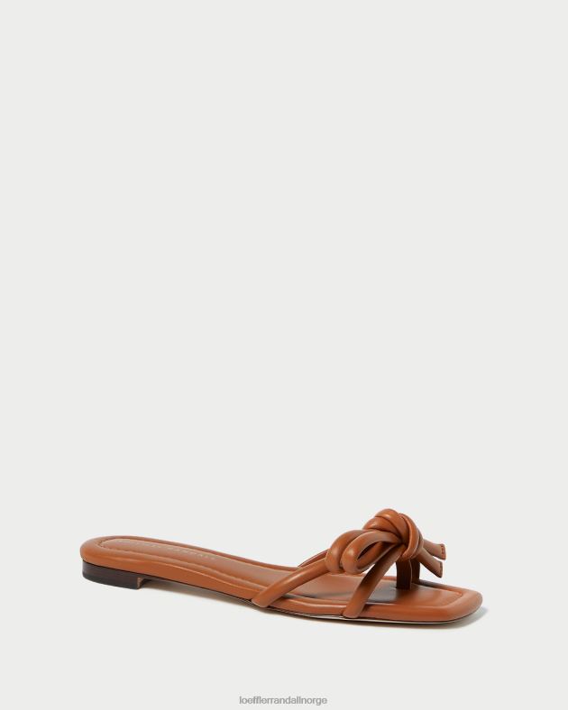 Loeffler Randall sko kvinner hadley brun sløyfe sandal FT8D119 tømmer