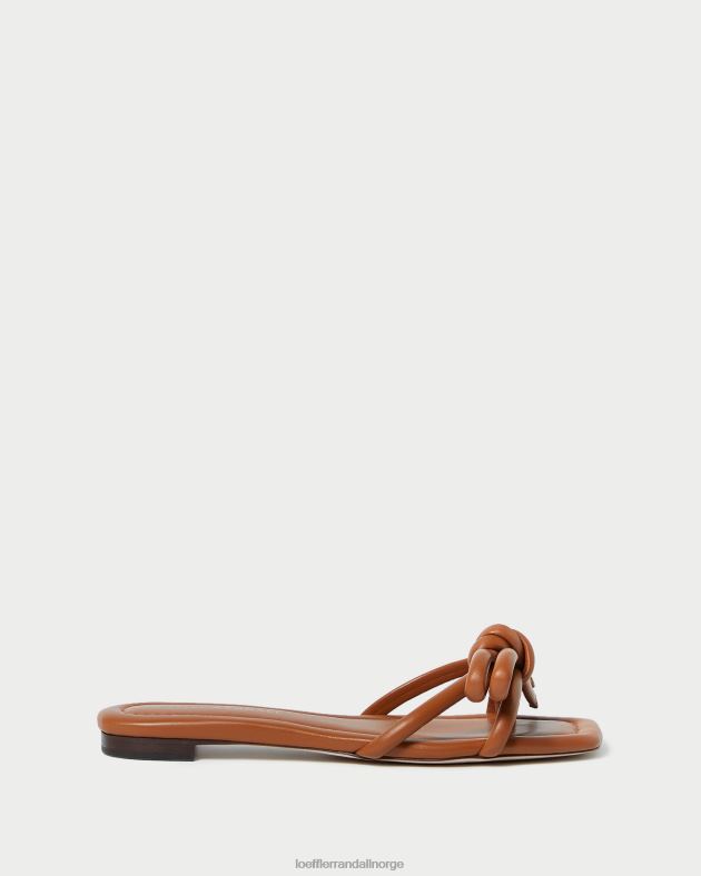 Loeffler Randall sko kvinner hadley brun sløyfe sandal FT8D119 tømmer