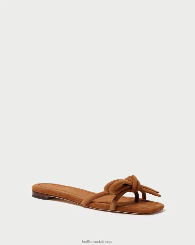 Loeffler Randall sko kvinner hadley sløyfe sandal FT8D105 kakao