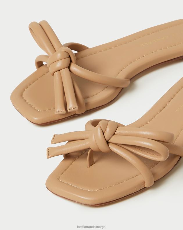 Loeffler Randall sko kvinner hadley sløyfe sandal FT8D108 sanddyne