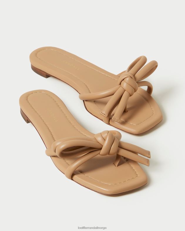 Loeffler Randall sko kvinner hadley sløyfe sandal FT8D108 sanddyne