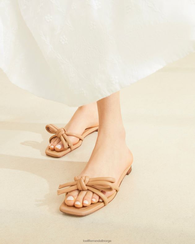 Loeffler Randall sko kvinner hadley sløyfe sandal FT8D108 sanddyne