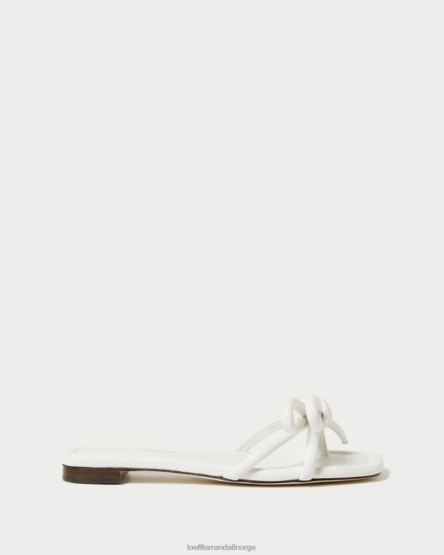 Loeffler Randall sko kvinner hadley sløyfe sandal FT8D123 hvit
