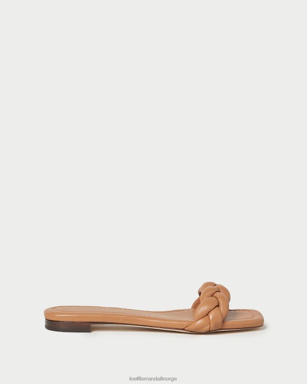 Loeffler Randall sko kvinner jackson flettet sandal FT8D107 mørk sand