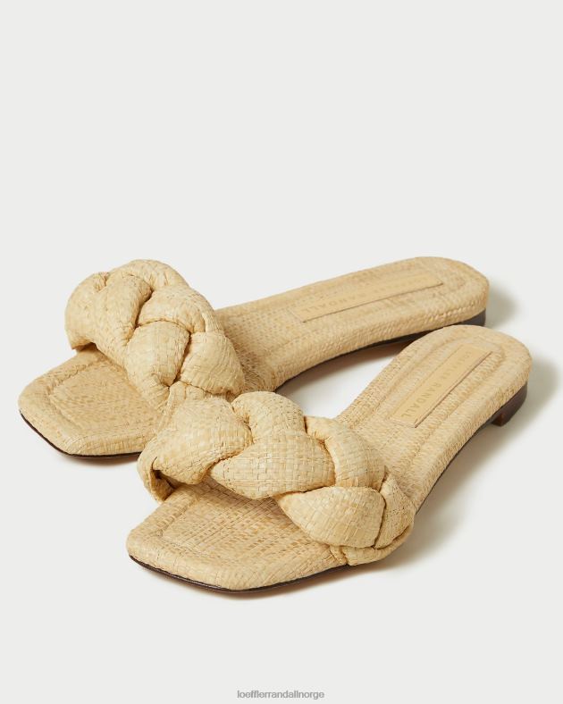 Loeffler Randall sko kvinner joanna flettet sandal FT8D109 naturlig