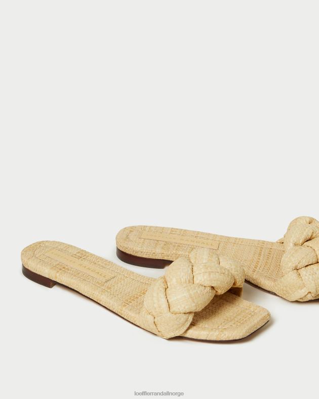Loeffler Randall sko kvinner joanna flettet sandal FT8D109 naturlig