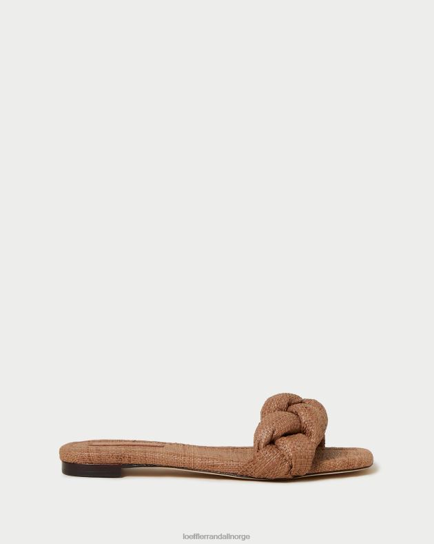 Loeffler Randall sko kvinner joanna flettet sandal FT8D111 brun