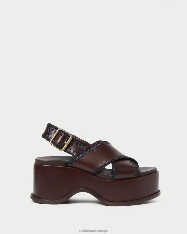 Loeffler Randall sko kvinner mae plattformsandal FT8D129 espresso/svart