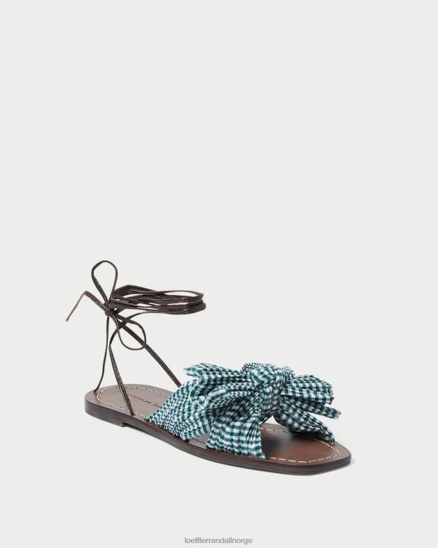 Loeffler Randall sko kvinner peonbuesklie FT8D136 mini grønn gingham