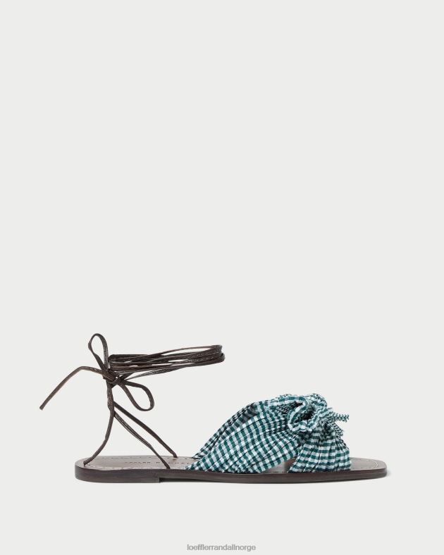 Loeffler Randall sko kvinner peonbuesklie FT8D136 mini grønn gingham