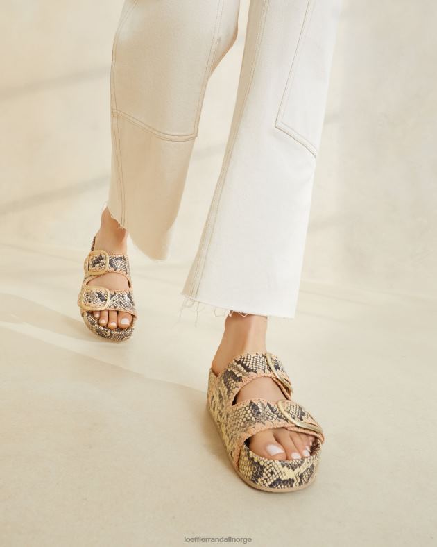 Loeffler Randall sko kvinner theo fotsengssandal FT8D113 bein/rosa