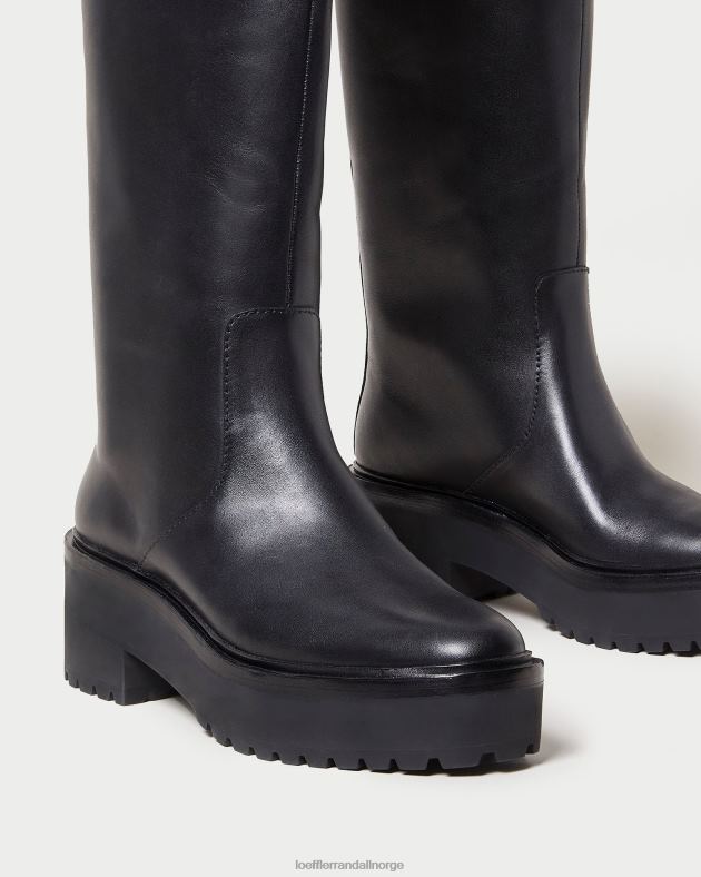 Loeffler Randall sko kvinner carlee høy luggstøvel FT8D290 svart