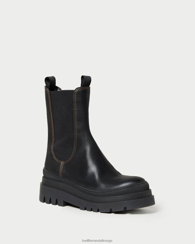 Loeffler Randall sko kvinner carlota chunky lug boot FT8D291 svart
