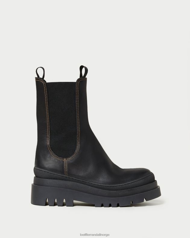 Loeffler Randall sko kvinner carlota chunky lug boot FT8D291 svart