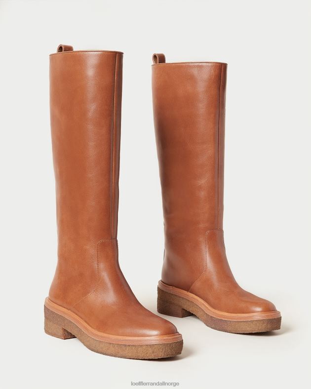 Loeffler Randall sko kvinner collins høy støvel FT8D279 safari