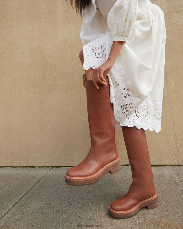 Loeffler Randall sko kvinner collins høy støvel FT8D279 safari