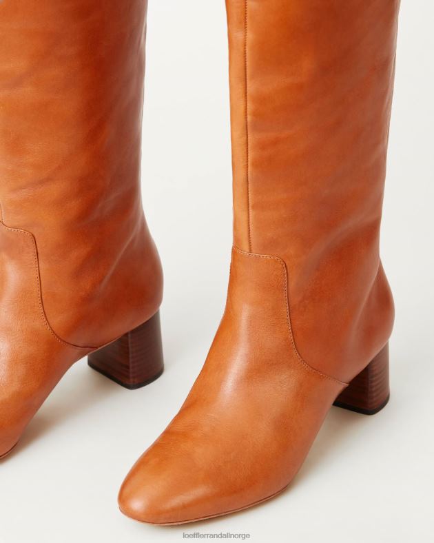 Loeffler Randall sko kvinner gia høy støvel FT8D271 konjakk