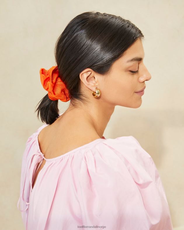 Loeffler Randall tilbehør kvinner astrid oversized scrunchie FT8D156 mandarin