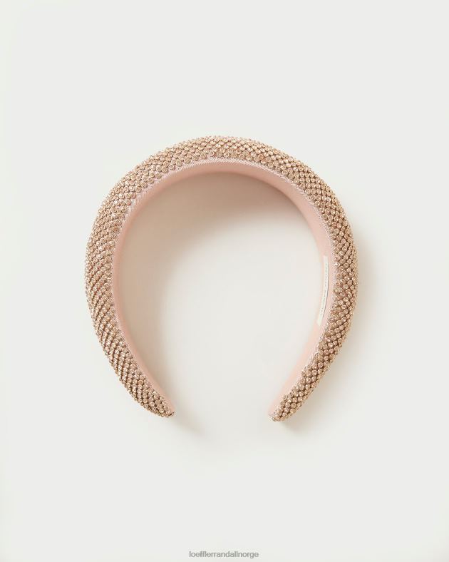 Loeffler Randall tilbehør kvinner bellamy diamant pannebånd FT8D142 lys fersken