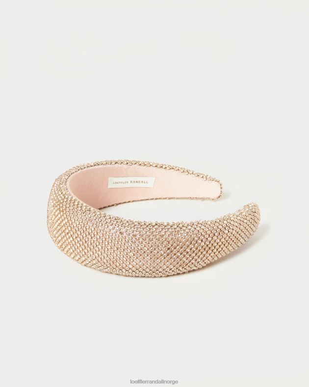 Loeffler Randall tilbehør kvinner bellamy diamant pannebånd FT8D142 lys fersken