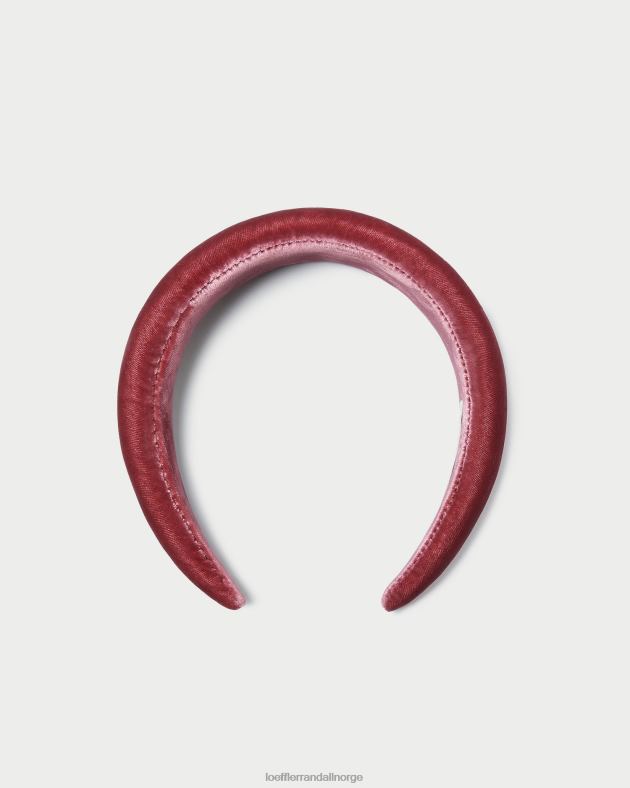 Loeffler Randall tilbehør kvinner bellamy fløyel pannebånd FT8D152 te rose