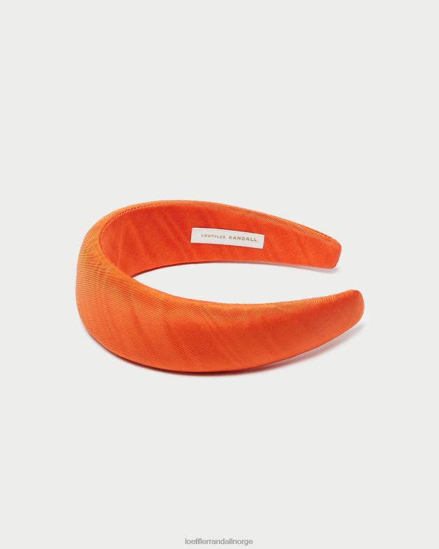 Loeffler Randall tilbehør kvinner bellamy moire pannebånd FT8D159 mandarin