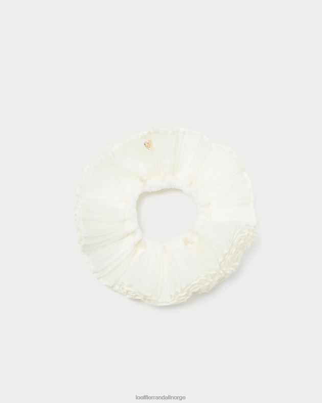 Loeffler Randall tilbehør kvinner emmy plissert lag scrunchie FT8D161 perle