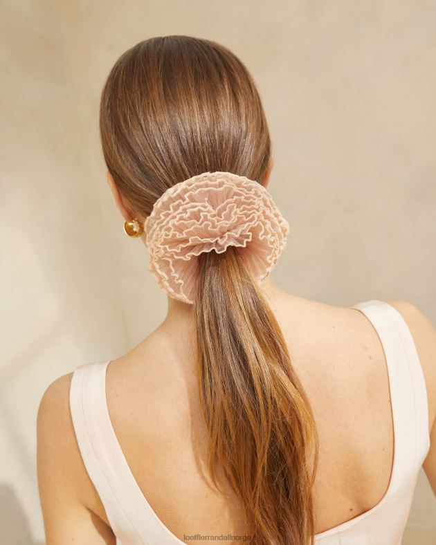 Loeffler Randall tilbehør kvinner emmy plissert lag scrunchie FT8D167 skjønnhet