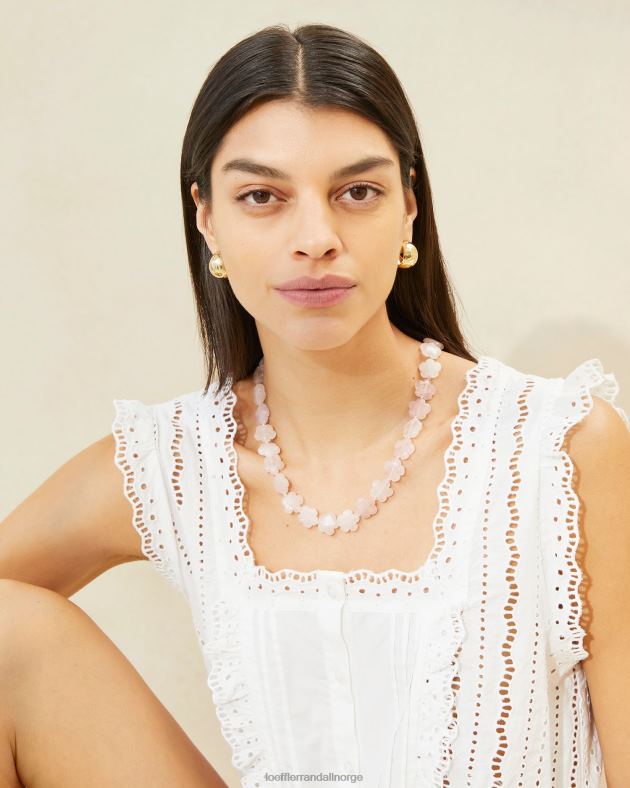 Loeffler Randall tilbehør kvinner mina blomsterperle halskjede FT8D411 ballett